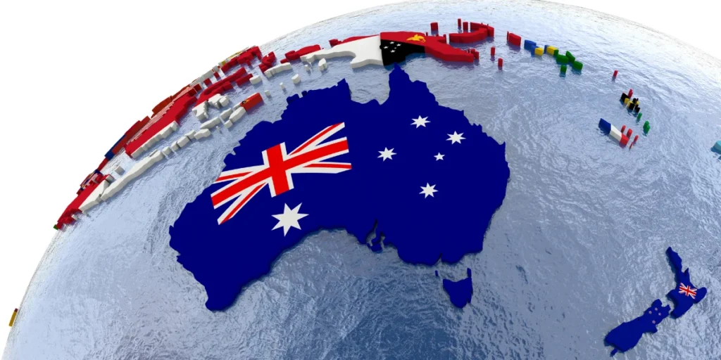 australia map