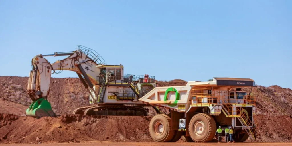 haul truck at Fortescue
